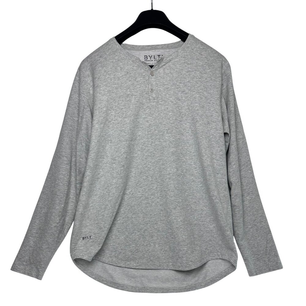 BYLT Drop Cut L/S LUX Henley size Large